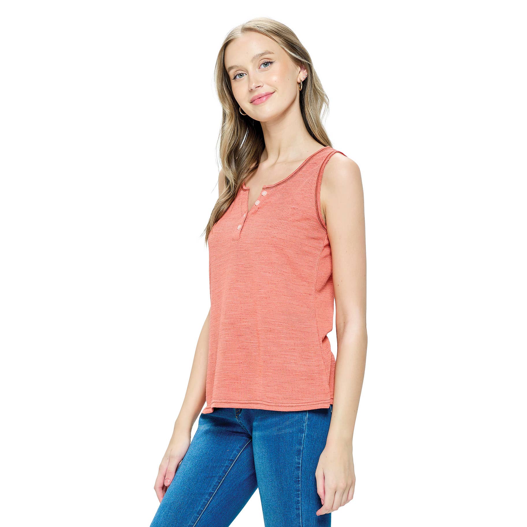 Yak & Yeti - Vente Débardeur – femme - Débardeur côtelé10