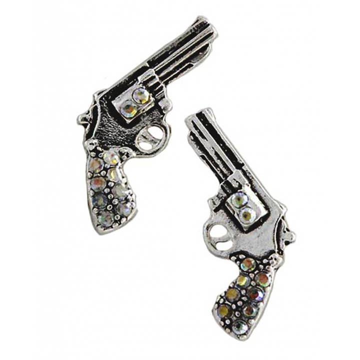 Boucles d'oreilles pistolet Western FR3010 Crystal AB, rose. pour la vente par 0011 PREMIERE
