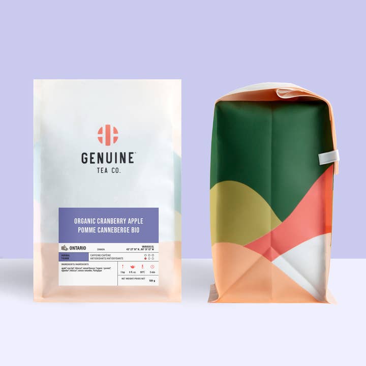 Genuine Tea - Wholesale Health/Detox Tea - Organic Cranberry Apple - Herbal Tea