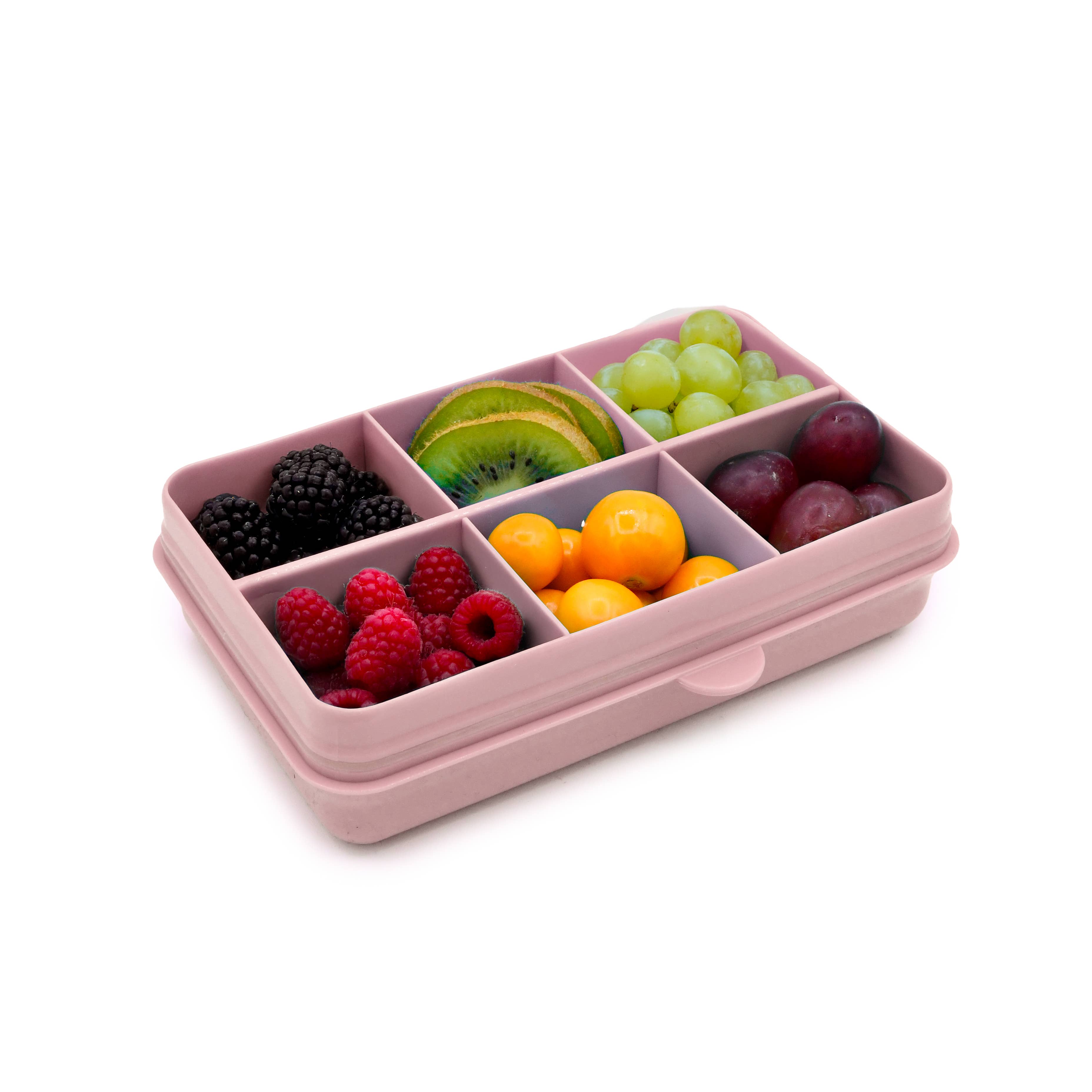 melii – Caixa de snacks - Crianças e bebés por atacado – Caixa Snackle mini com 6 compartimentos24