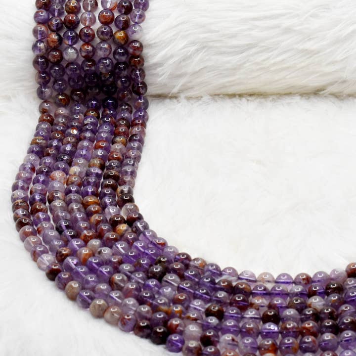 Soothing Crystals Beads - Wholesale Beads - Crystal Round Beads | Ametrine | Gemstone Healing Beads4