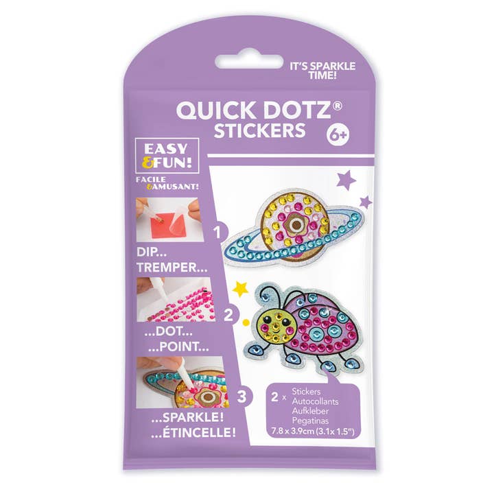 Toysmith - Wholesale DIY Craft Kit - Kids - Diamond Dotz BIG DOTZ - Planet Ladybug