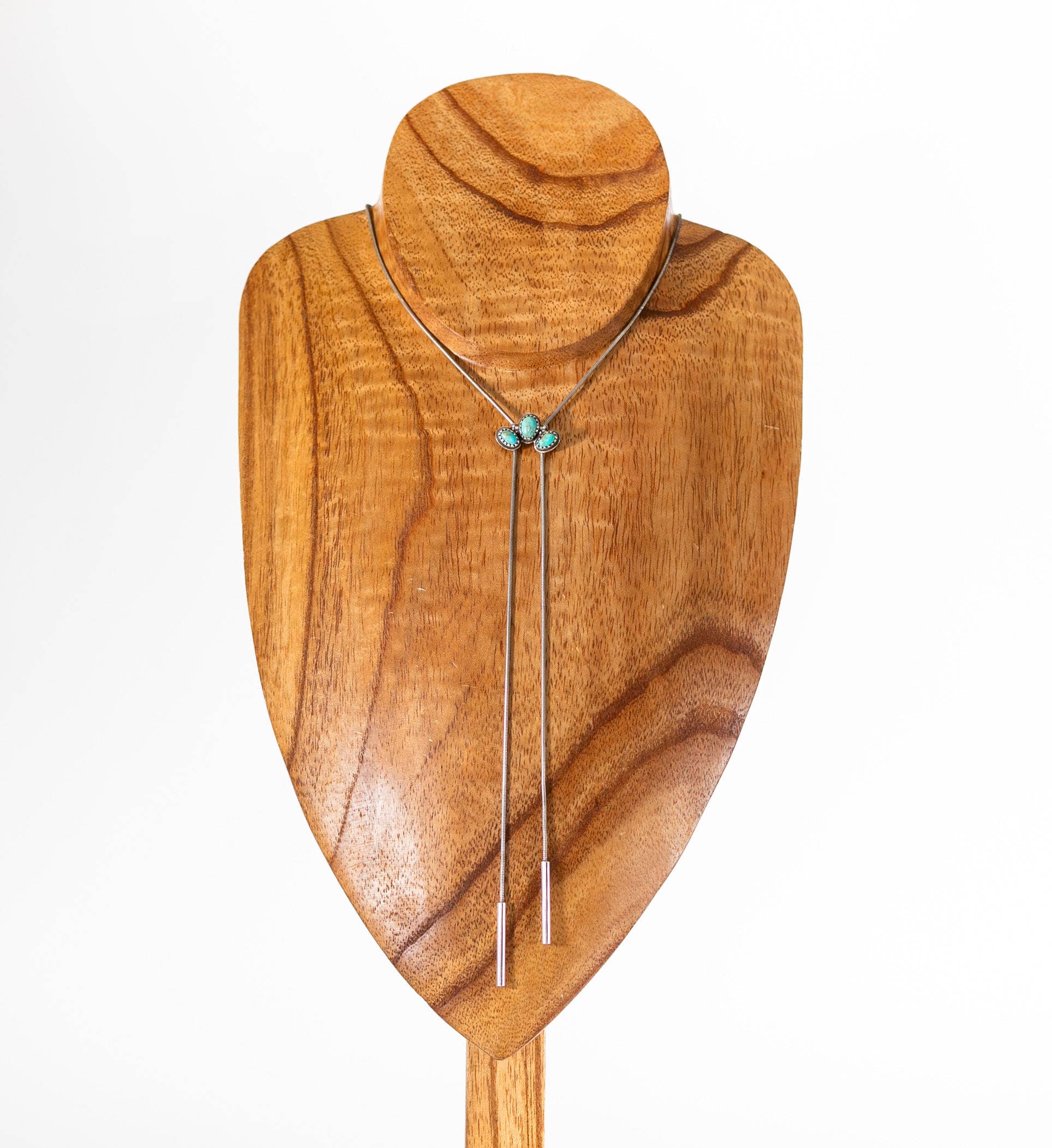 Moxie Maine - Wholesale Pendant/Charm Necklace - 702: Turquoise Arch Cluster Snake Chain Bolo Necklace 925