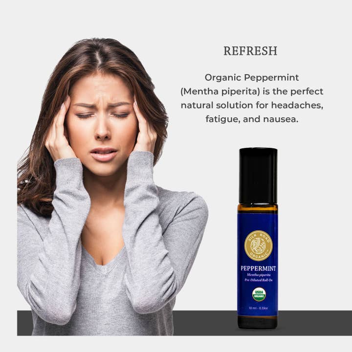 VitaJuwel USA - Wholesale Essential oil roll-on - Organic Peppermint Essential Oil - Aromatherapy Roll On2