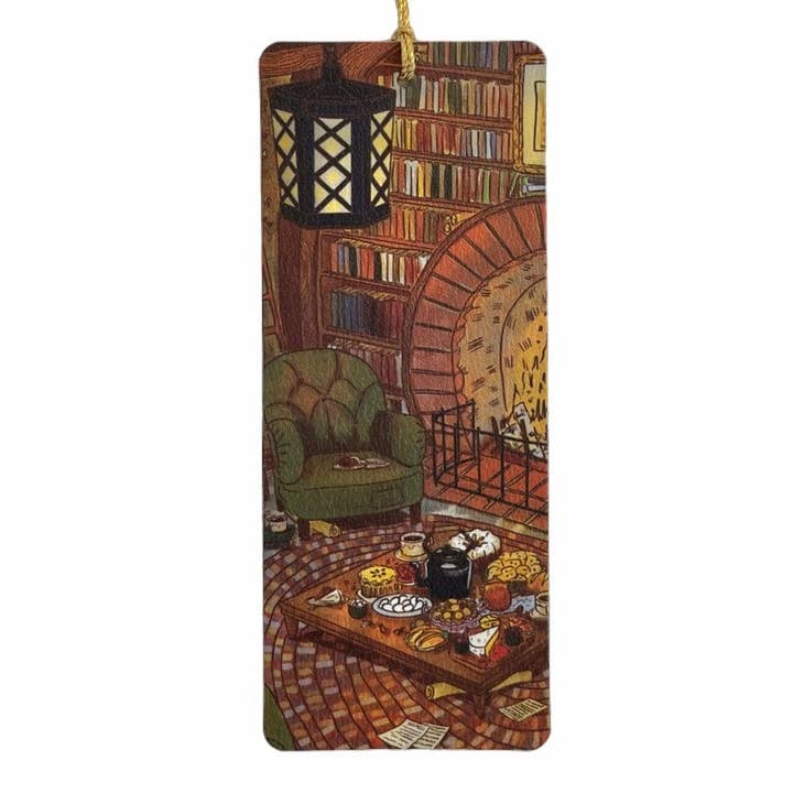 Chapters Tea & Company - Wholesale Bookmark - Cozy Cabin Nook Bookmark2
