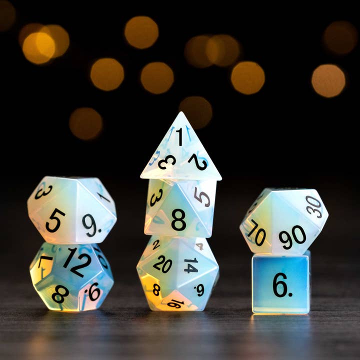 FanRoll by Metallic Dice Games - Wholesale Dice - Mystic Mines Gemstone Poly Dice Sets: UPGRADED PACKAGING11