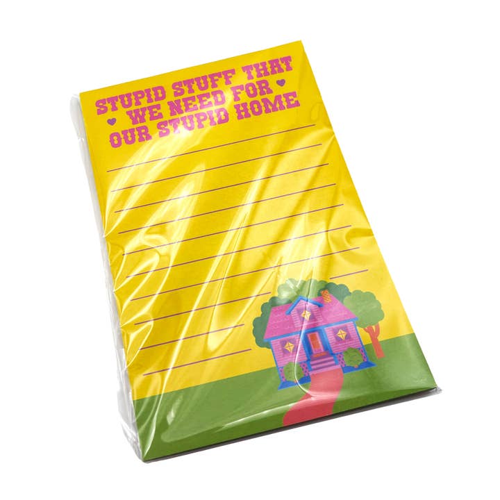 Krystan Saint Cat - Wholesale Notepad - Stupid Stuff We Need For Our Stupid Home Magnetic Notepad1