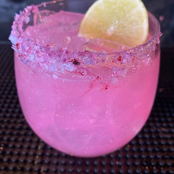 Ultimate Baker - Wholesale Cocktail Mix/Syrup - Snowy River Cocktail Glitter Pink (1x1oz)4