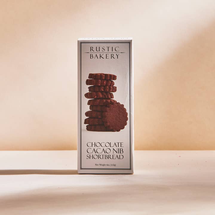 Rustic Bakery - Wholesale Cookie - Shortbread Cookies - Chocolate Cacao Nib Box