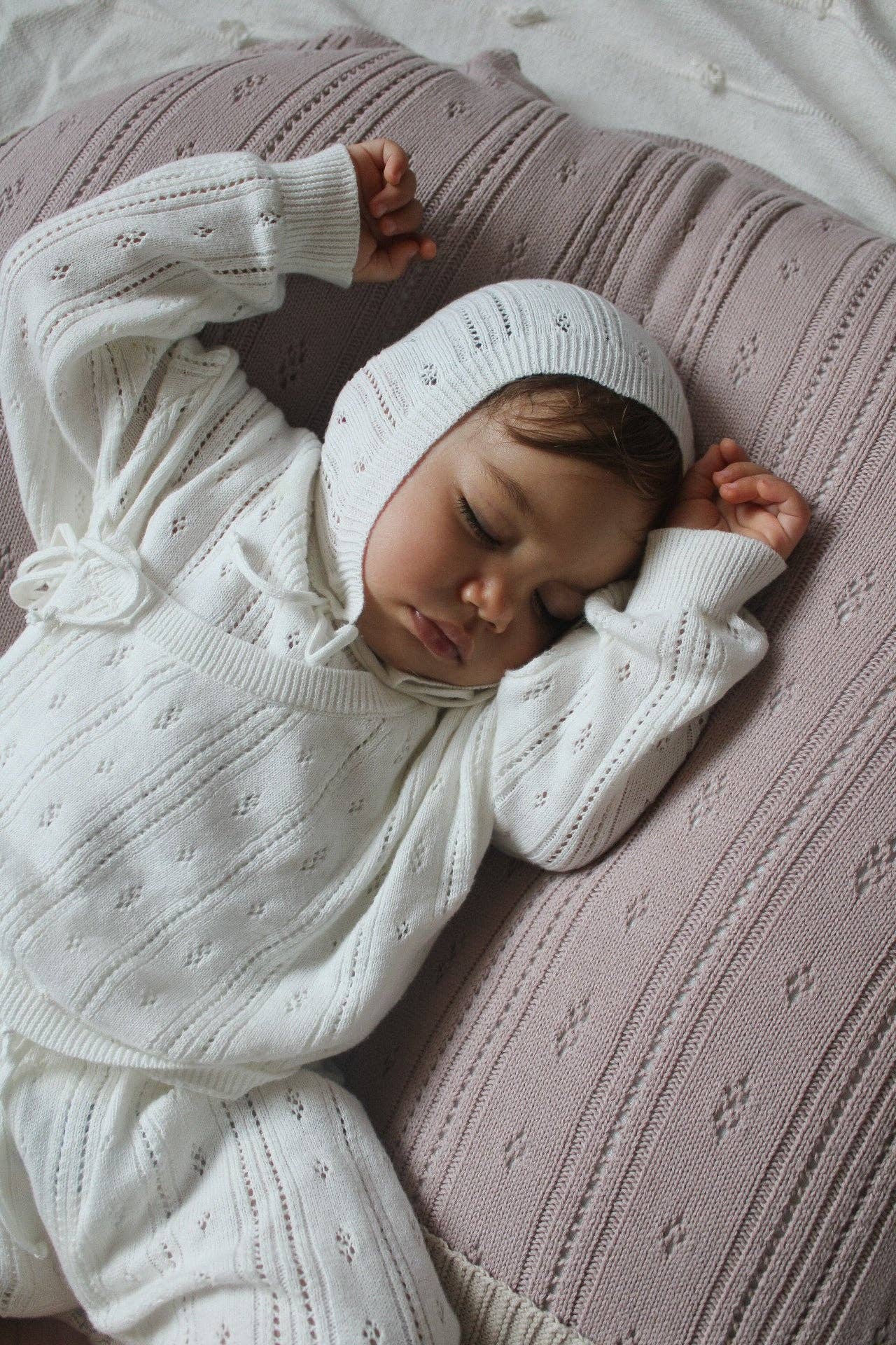 Bring Me Home Pointelle Set - White for wholesale on Faire1