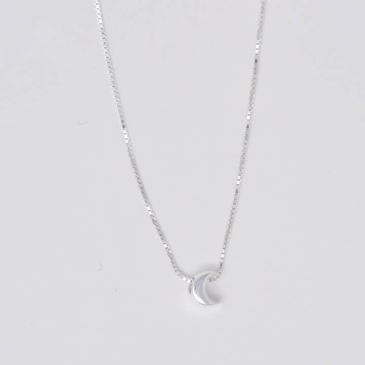 Moon Halskette Sterling Silber für den Großhandel von LEEBA