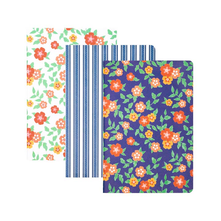 Martha Stewart - Wholesale Notebook - Triple Notebook Set, Assorted