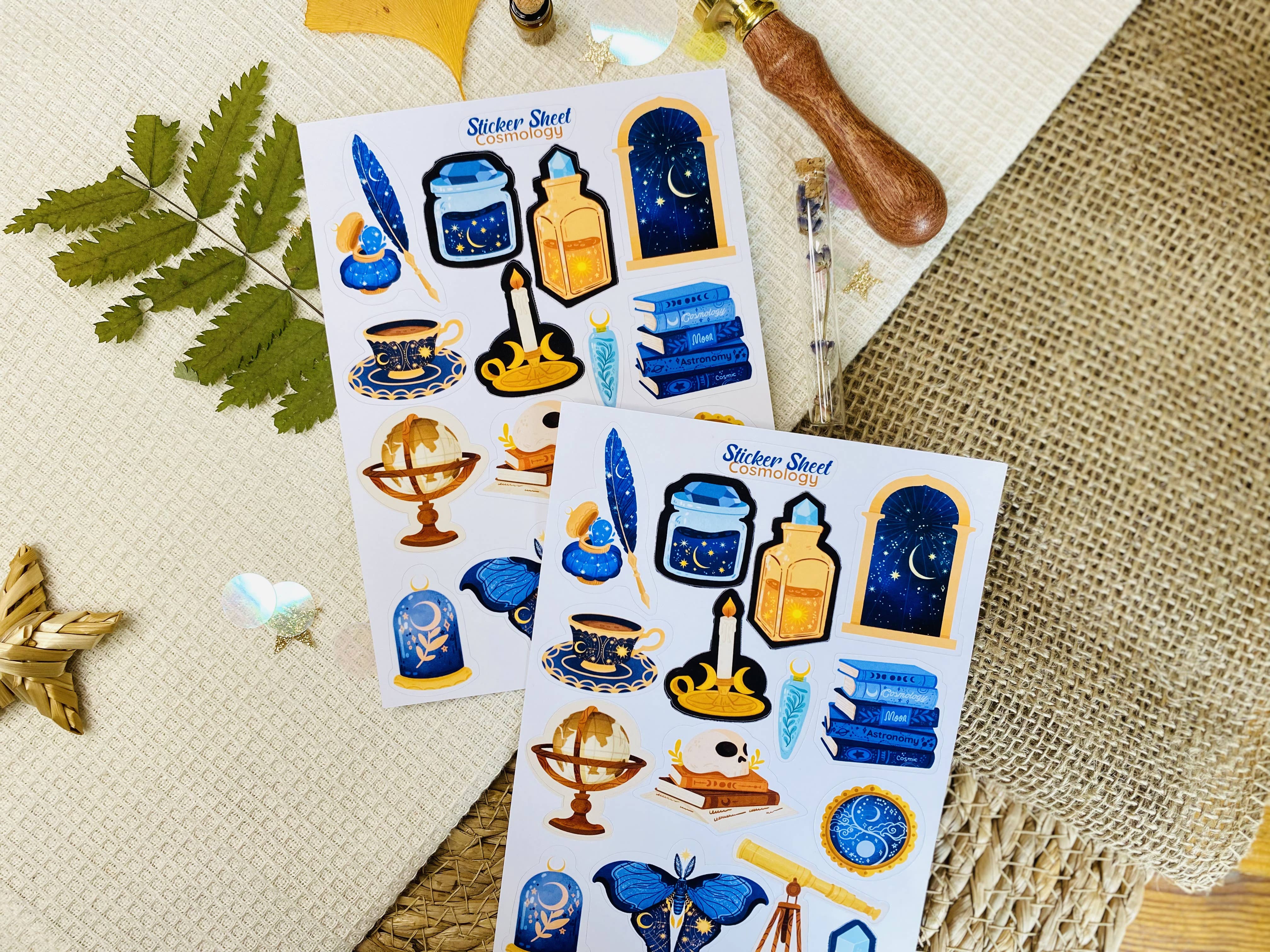 Split Moon Studios - Wholesale Sticker - Cosmology Sticker Sheet - Sticker Sheet - Bullet Journal9