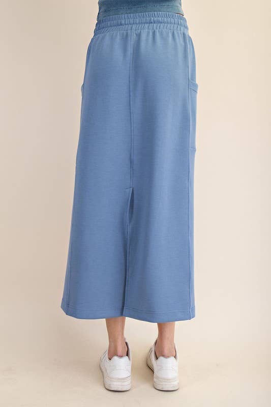 Sunday Morning – wholesale Kjol - Dam – S327037- AVSLAPPAD PASSFORM MODAL SCUBA LÅNG KJOL7