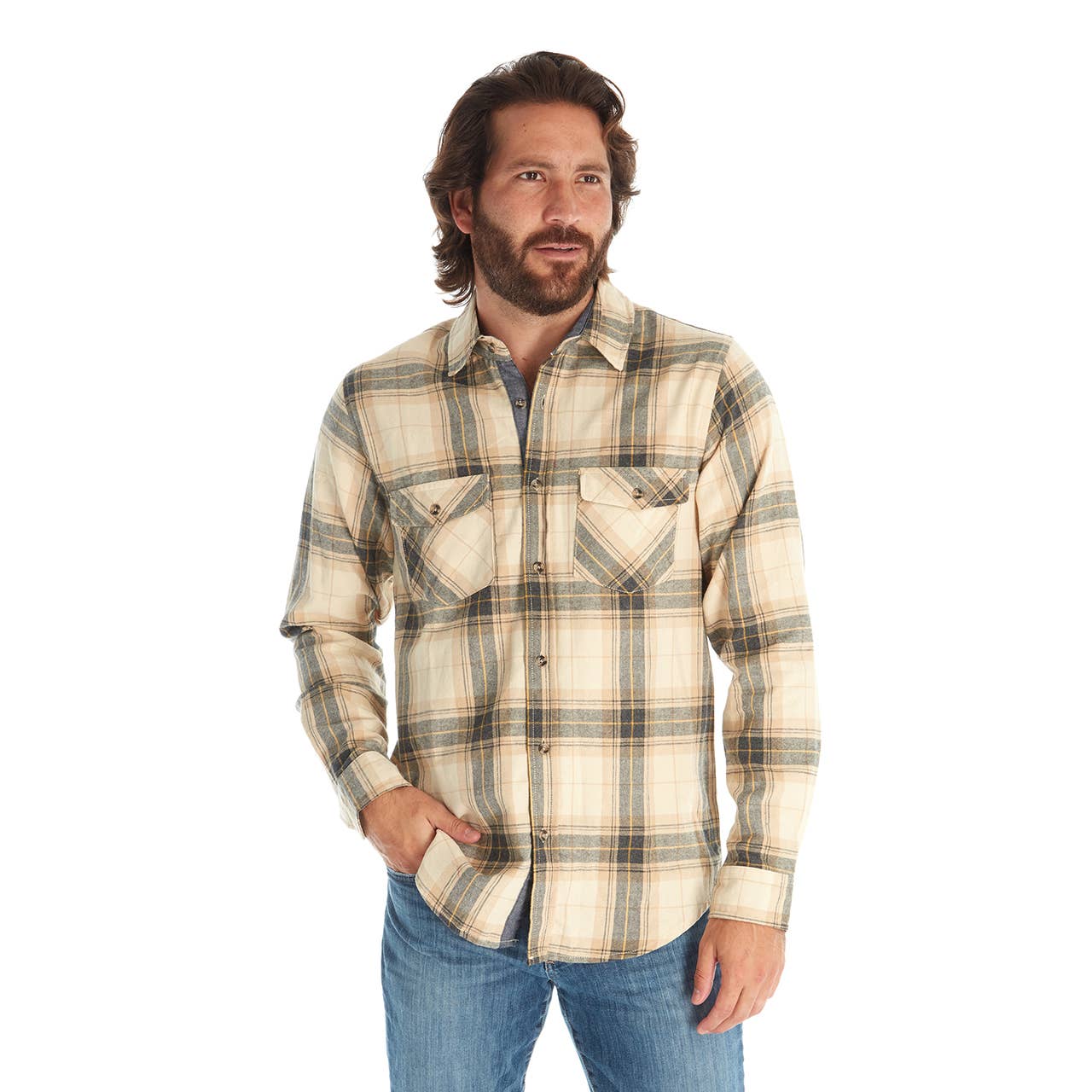 PX - Wholesale Button Down Shirt - Men's - Dylan Flannel Shirt1