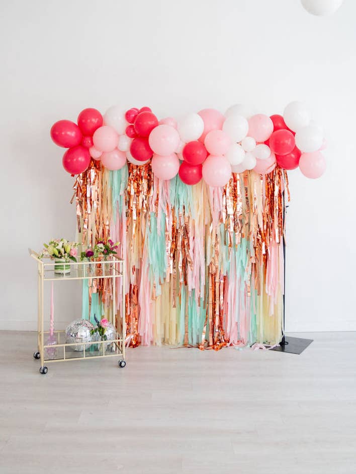 Pano de Fundo com Franjas "Chá para Dois" por atacado de Oh My Darling Party Co