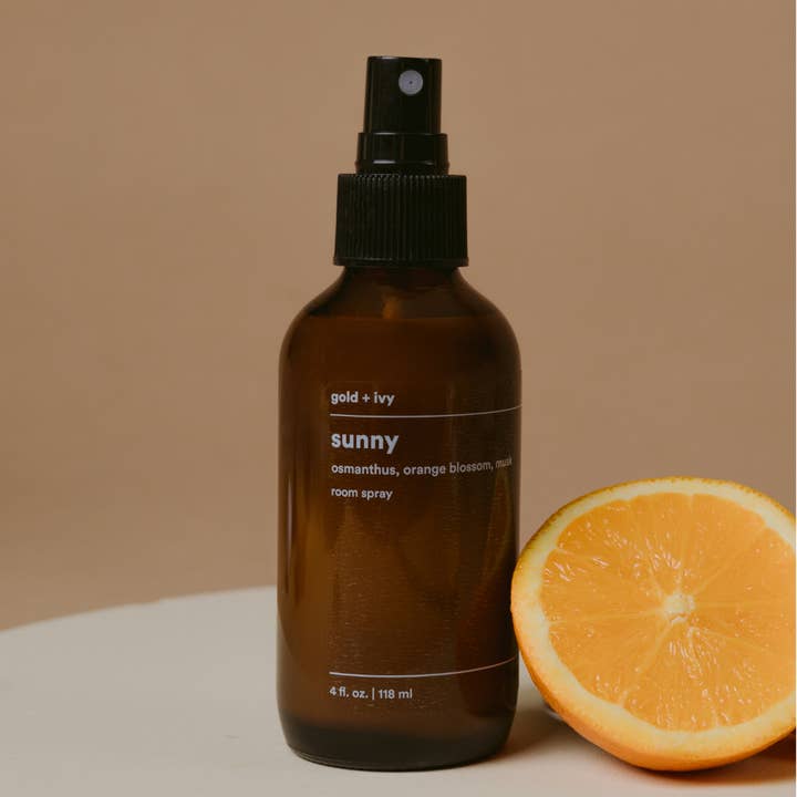 gold + ivy - Wholesale Room & Linen Spray - sunny room + linen spray - osmanthus, orange blossom, musk2