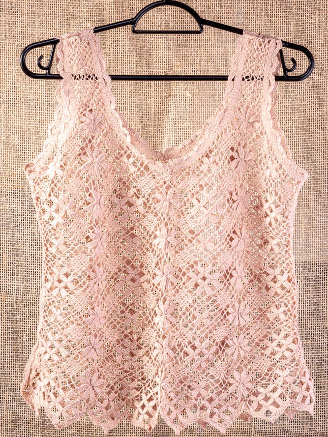 vireChic - Wholesale Tank Top - Women's - Autumn, bobbin lace tank top2