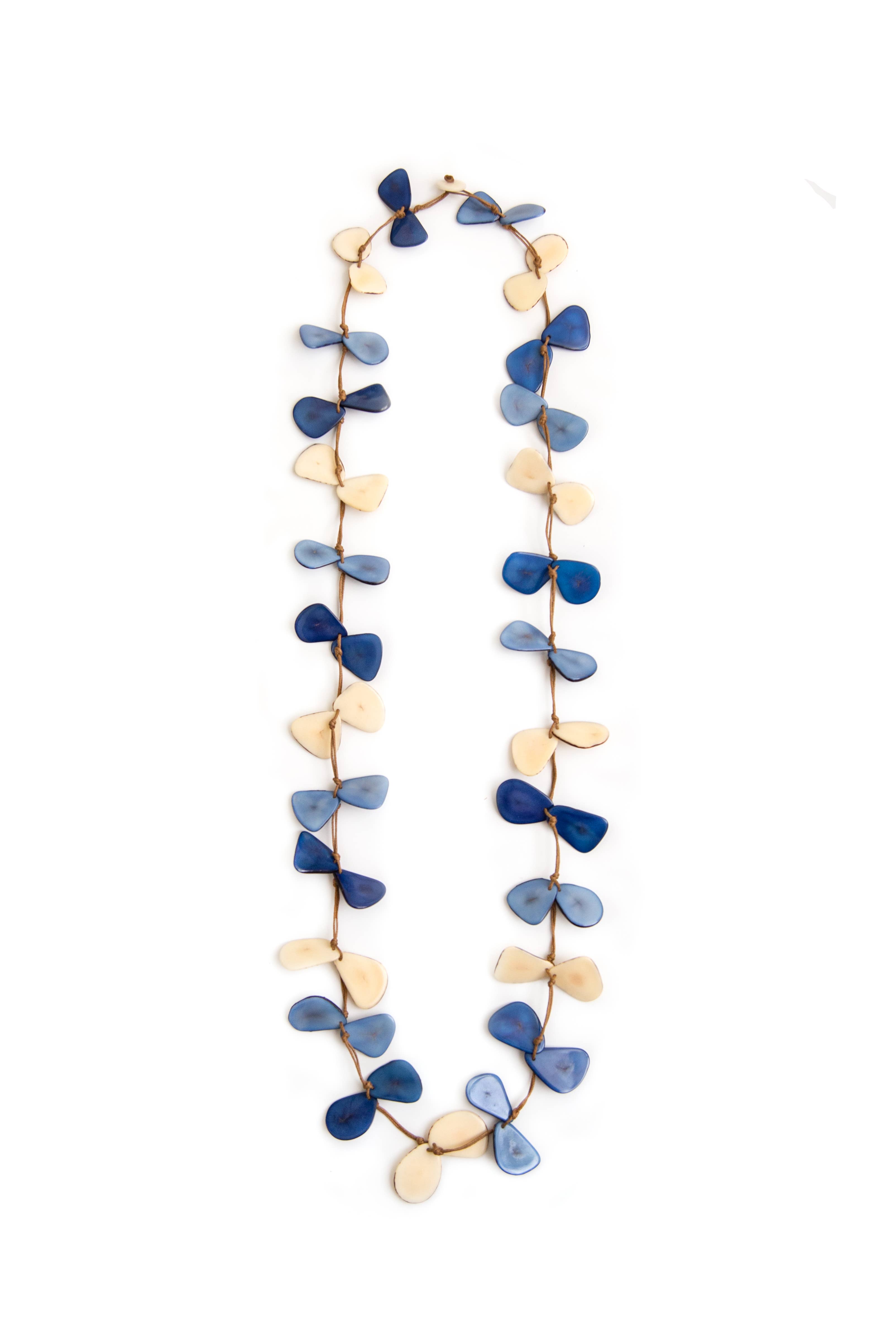 Organic Tagua Jewelry – Engroshandel Perlehalskæde – Tagua halskæde med tynde skiver6