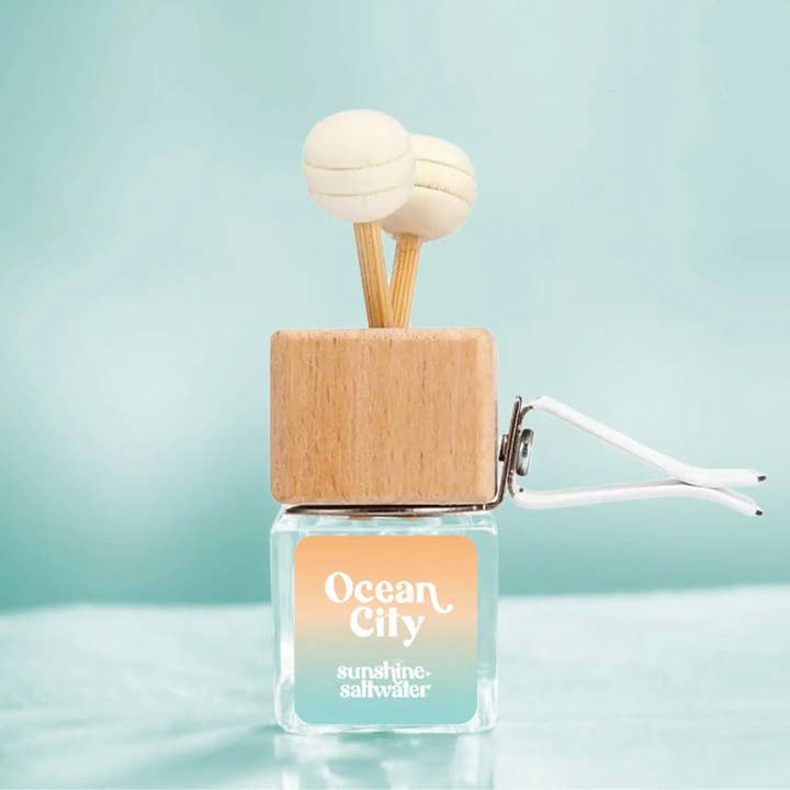 Ocean City | Car Diffuser for wholesale by Sunshine + Saltwater