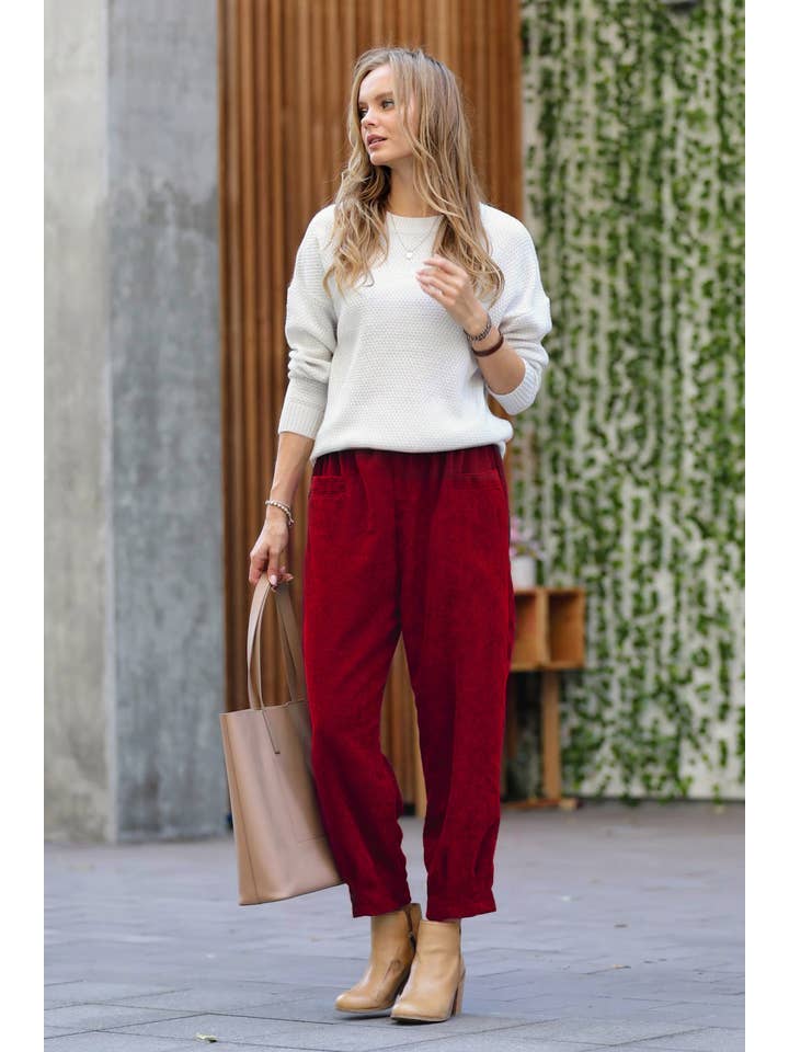 42POPS - Vendita all'ingrosso Pantalone - Donna - Pantaloni in velluto a coste lavaggio vintage17
