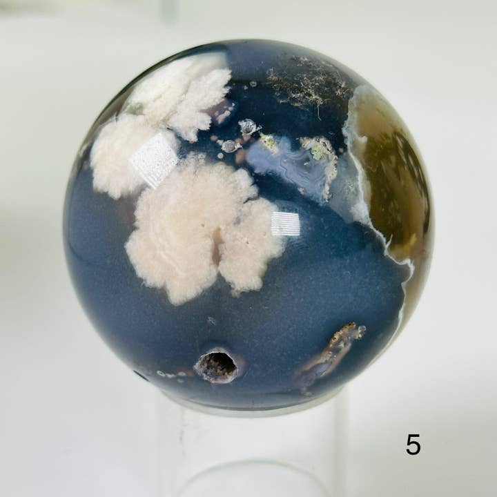Rock Paradise - Wholesale Spiritual Stone/Crystal - Flower Agate Crystal Sphere - You Choose4