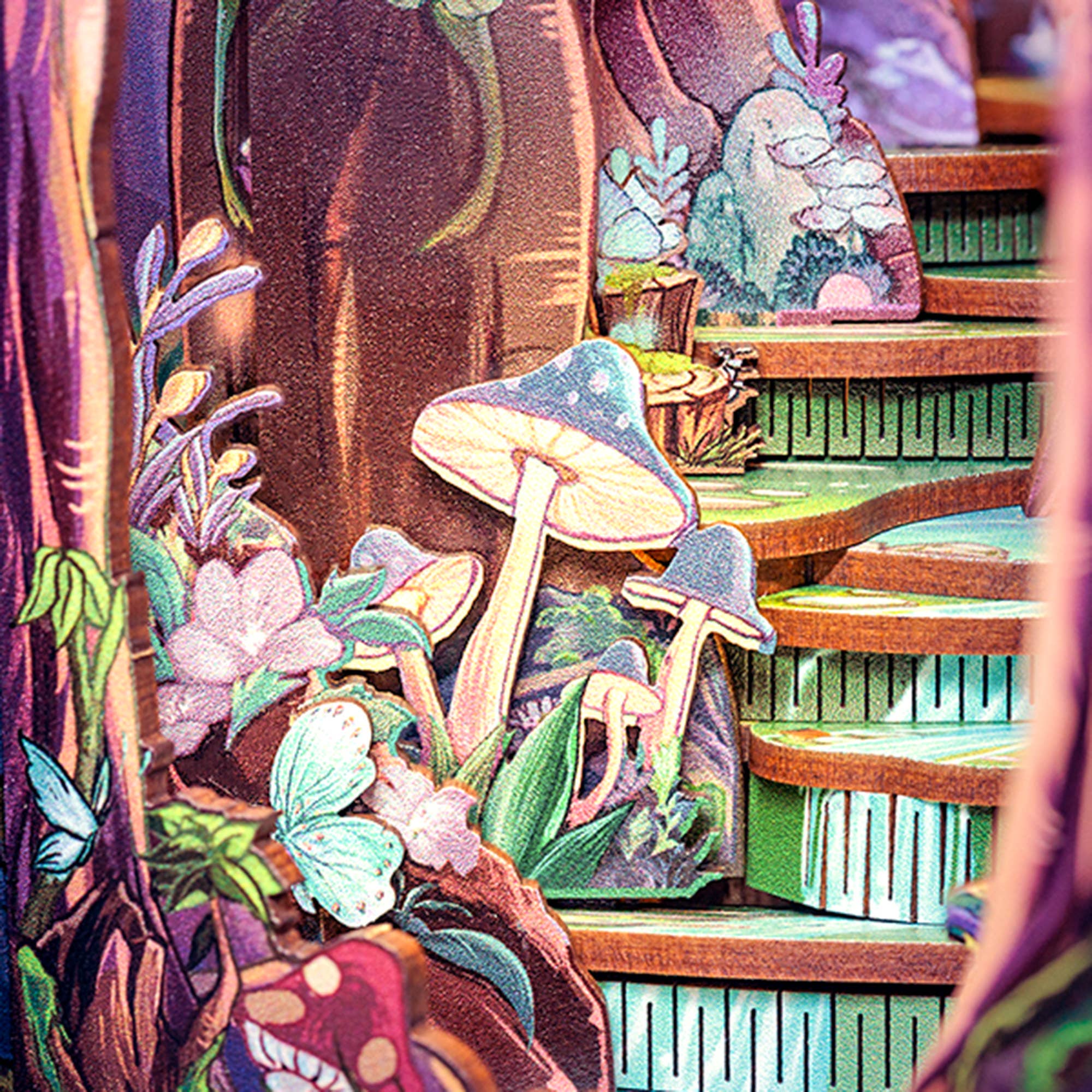 Hands Craft - Wholesale Puzzle - Kids - DIY Book Nook Kit: Grace of the Forest w/ Dust Cover5