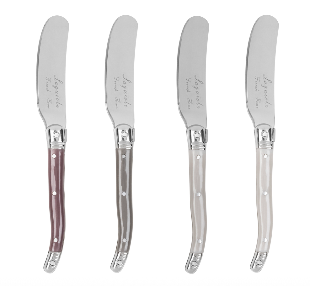 French Home - Wholesale Cheese Spreader - French Home 4 Piece Laguiole Spreader Set - Warm Spice1