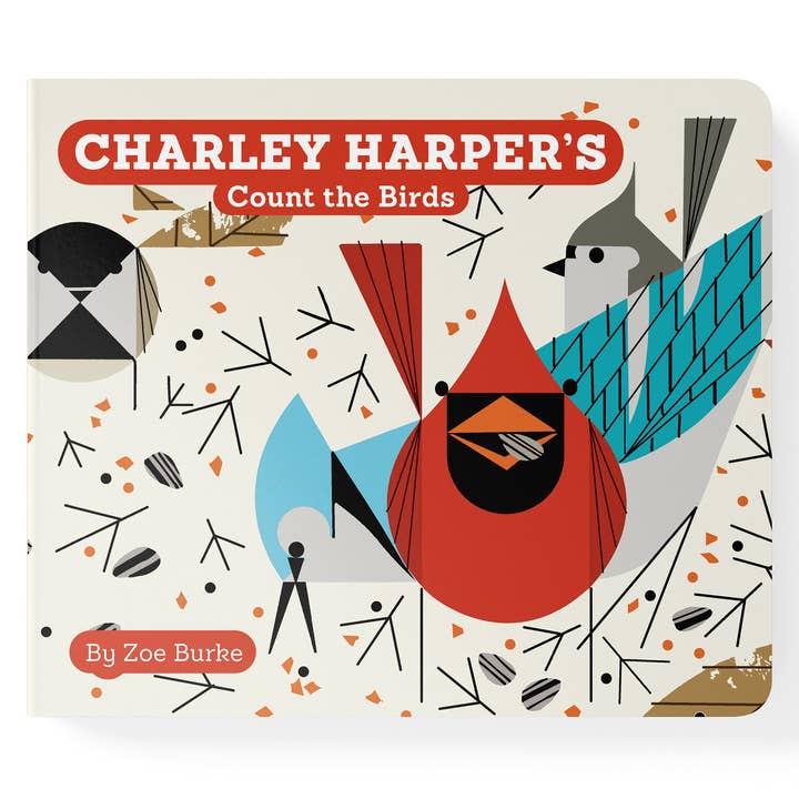 Pomegranate - Wholesale Baby & Toddler Book (0-2) - Charley Harper's Count the Birds1