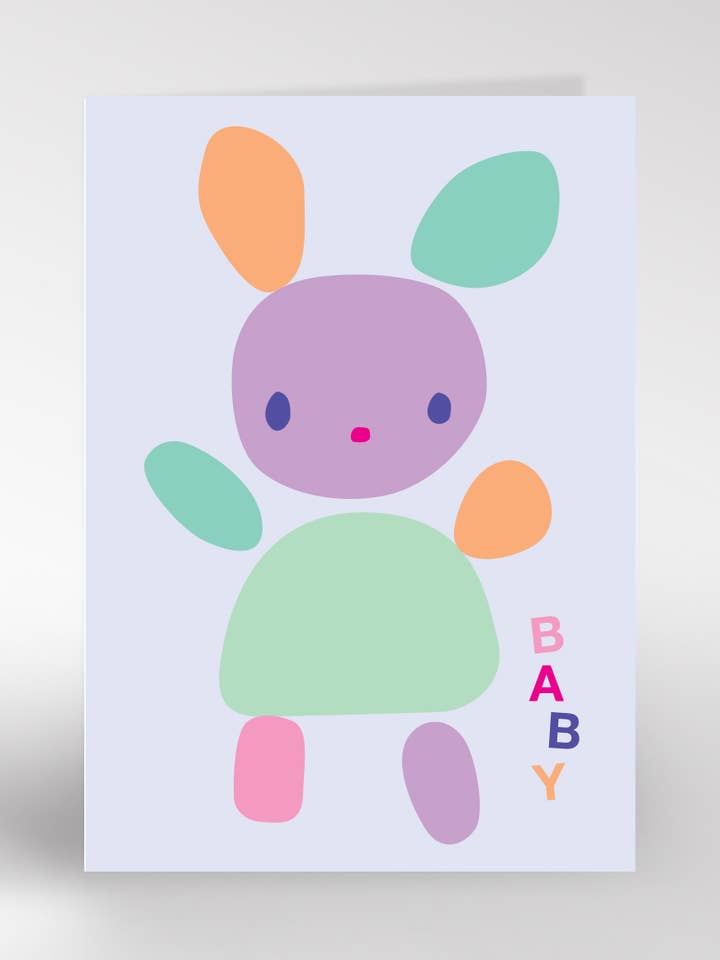 369 Hasen Neugeborenenkarte für den Großhandel von Dicky Bird