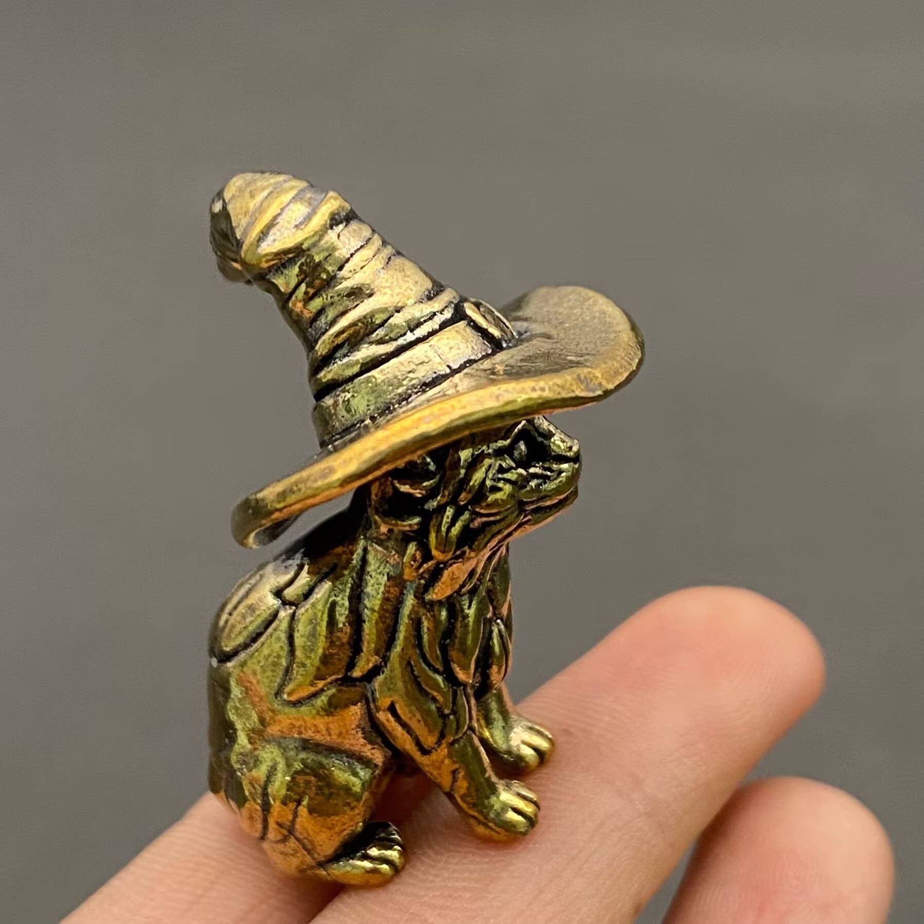 Mio Queena - Wholesale Decorative Figurine - Brass Magic Cat Crafts Desktop Ornaments Decoration1