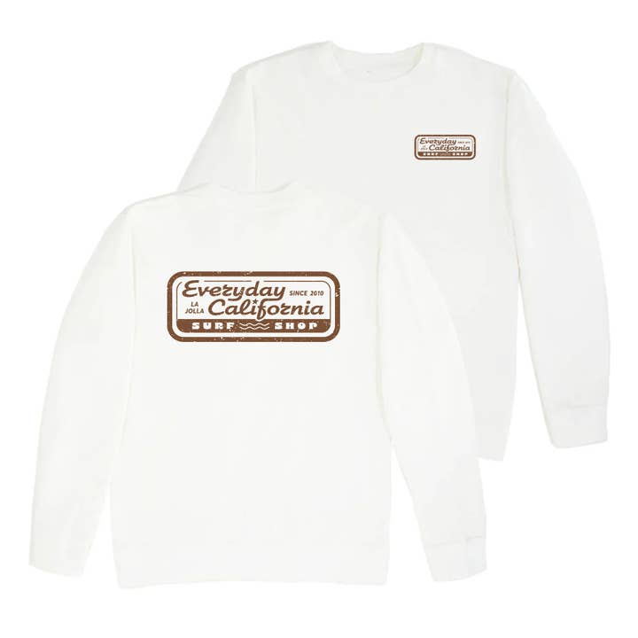 Everyday California - Wholesale Sweatshirt - Unisex - Surf Shop Crewneck - Everyday California Graphic Logo Crew