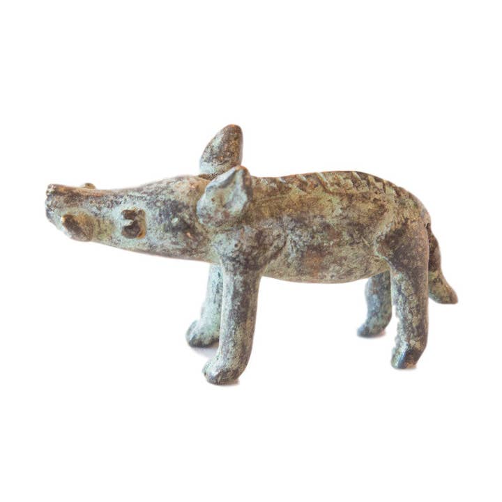 Fundición de bronce africana vintage de jabalí para venta al por mayor de Old New House