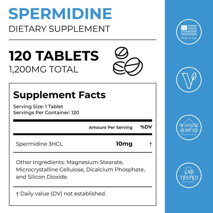 Neurogan Health - Vendita all'ingrosso Vitamine/integratori orali - Compresse di spermidina1