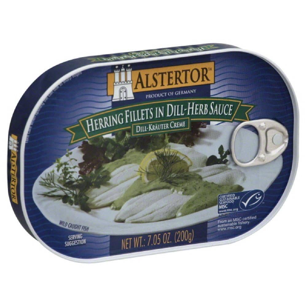 KeHE Distributors, LLC - Vente Poissons/fruits de mer - Filets de hareng Alstertor dans une sauce à l'aneth et aux herbes, 7,05 oz (18 p)0