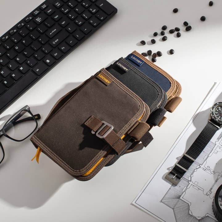 LOCHBY - Vendita all'ingrosso Diari/agende - Mini diario da campo compatto con sistema elastico per 4 taccuini7