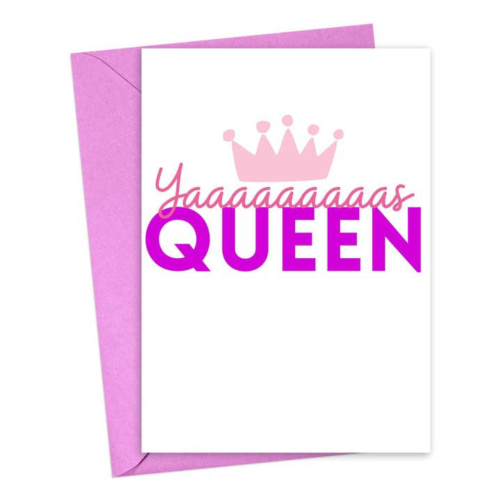 R is for Robo - Vendita all'ingrosso Biglietti di amicizia - Yas Queen Card, divertente biglietto di auguri di amicizia per tutti i giorni0