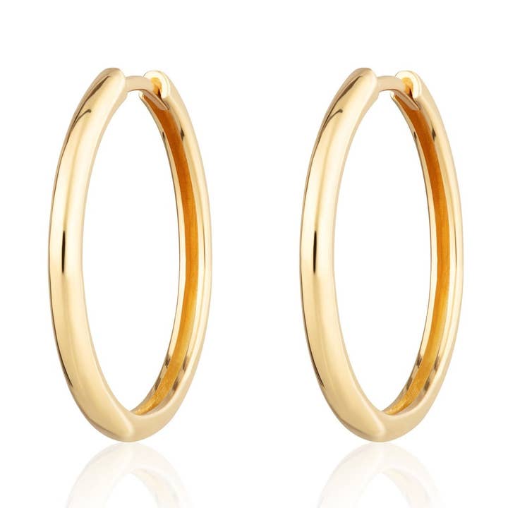 Perfect Hoepeloorbellen voor wholesale door Scream Pretty - Recycled Sterling Silver Jewellery