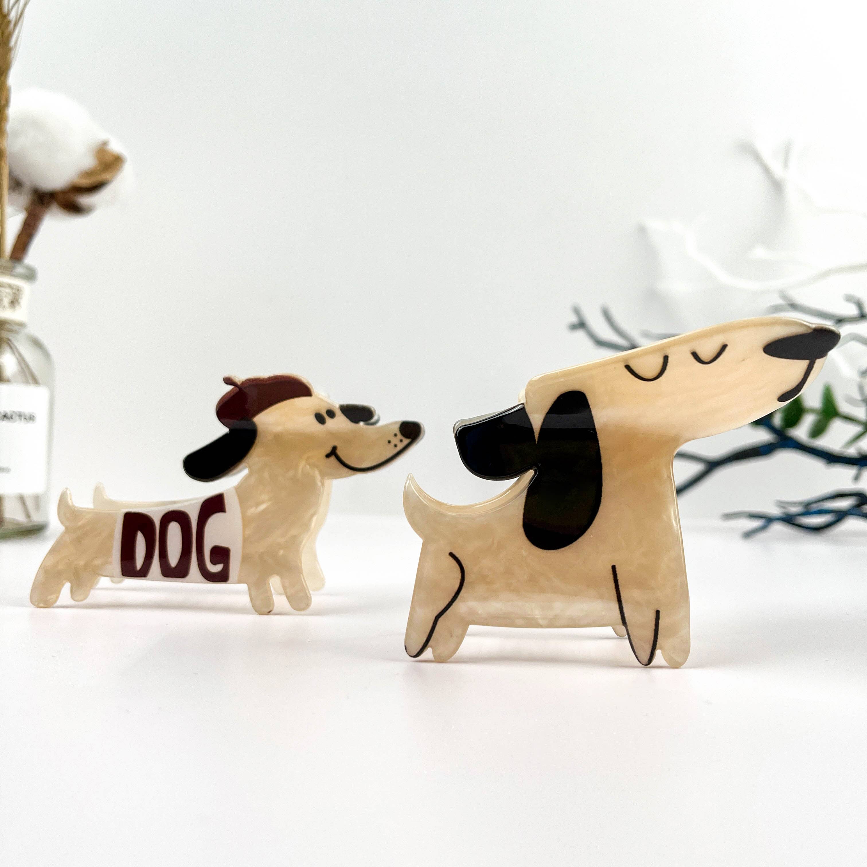 mildstyles - Wholesale Hair Clip - Women's - Playful Cute Puppy Cartoon Animal Hair Claw Clip5