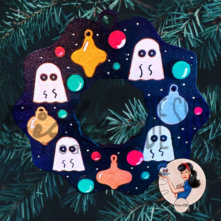 Handmålad prydnadsspöke Creepmas för wholesale av Eichendesign