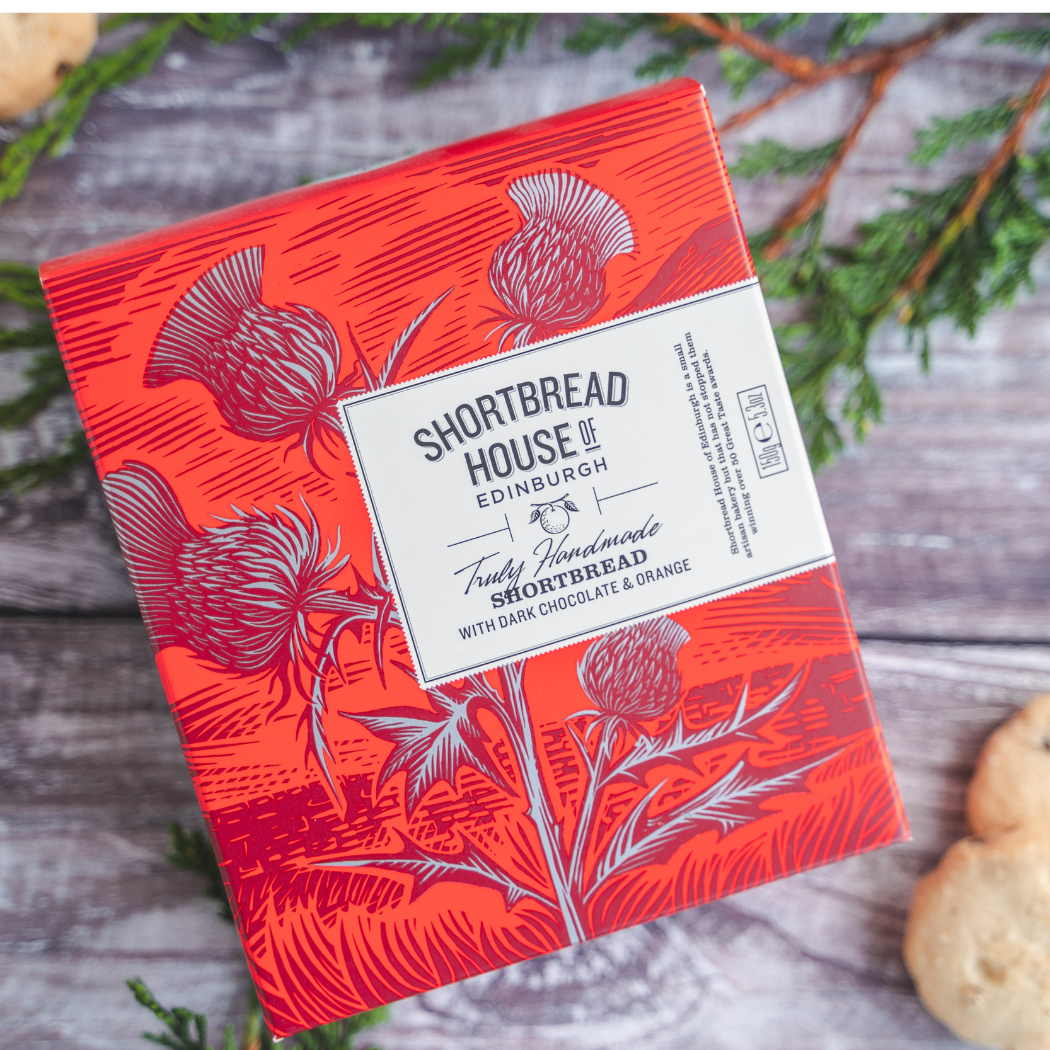 Shortbread House of Edinburgh - Wholesale Cookie - Shortbread Mini Chocolate Orange Box 150g MP81