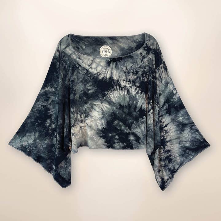 Paisley - Midriff Top - Midnight Moon for wholesale by ReLoved by Honey and Me featuring Simply Saguaro