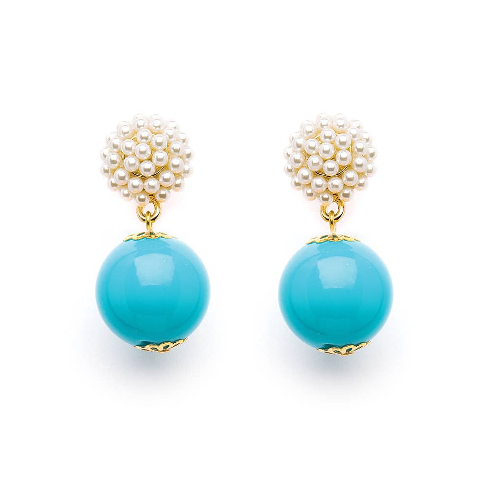 Fornash - Wholesale Dangle Earrings - Seed Bead Earrings - Candy - Turquoise5