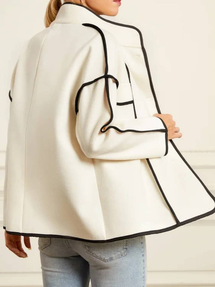 safistyle - Wholesale Jacket - Women's - Button-Up Cape-Style Jacket7