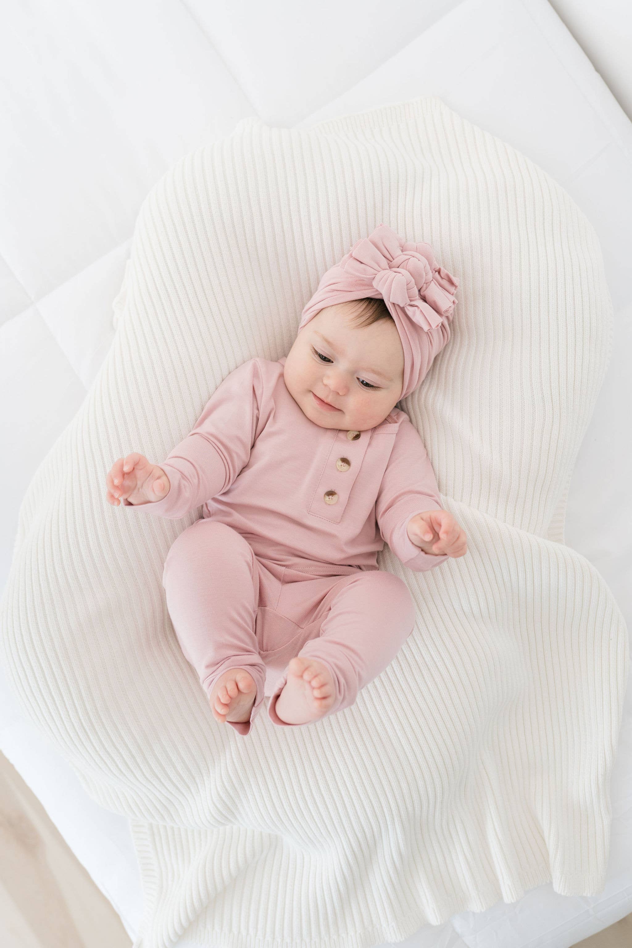 Stroller Society - Wholesale Clothing Set - Baby - Top & Bottom Baby Clothing Outfit - Dusty Rose11