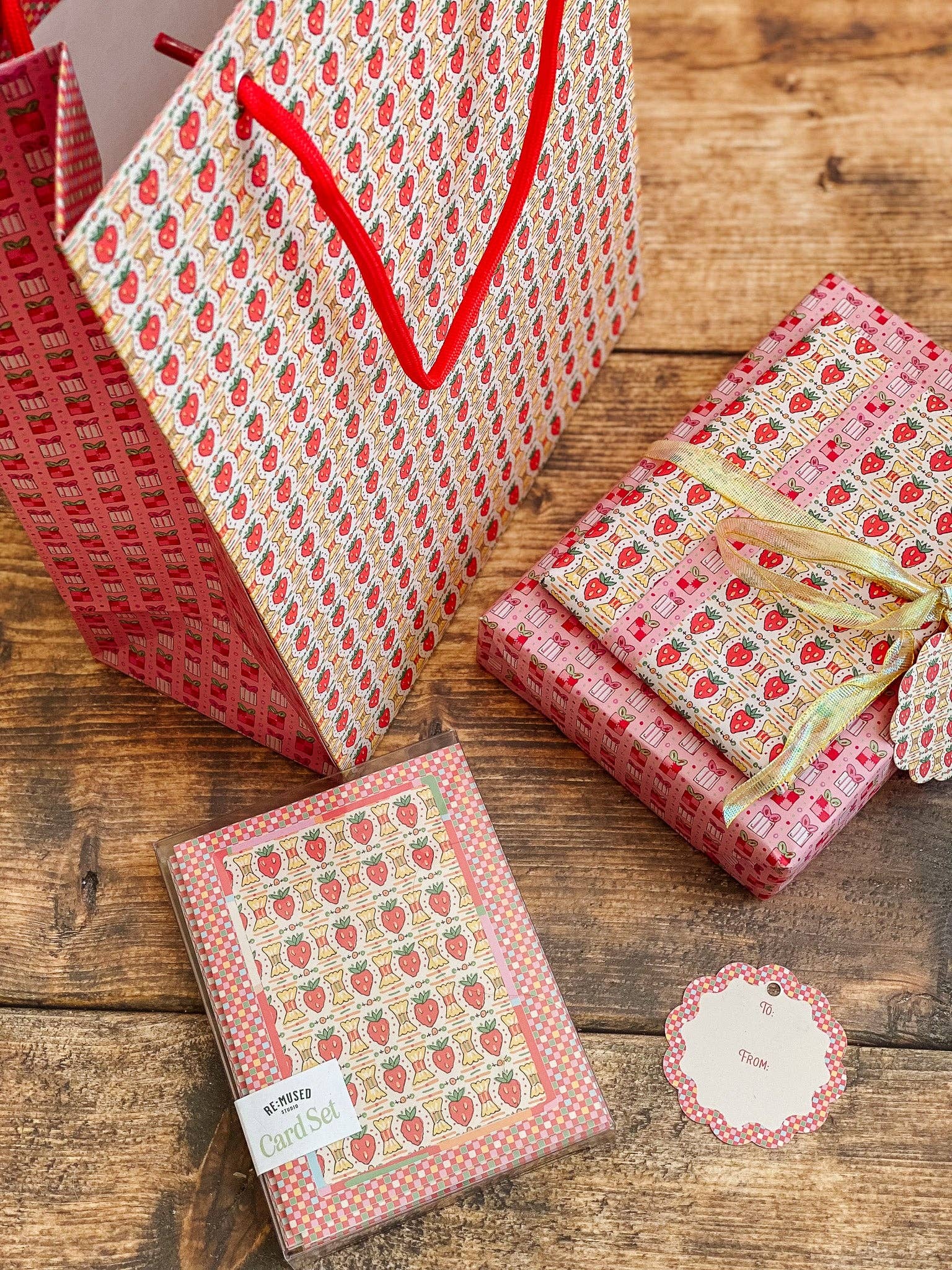 re:mused studio - Wholesale Gift Bag - Berry Birthday Gift Bag12