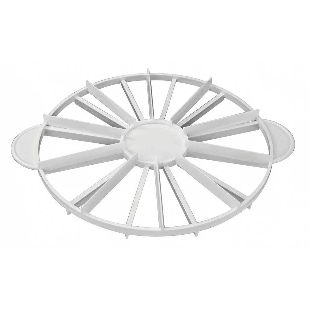 EcoQuality - Wholesale Cake Stand - PCM-1012/1416, 10-16 Slices, White Double-sided Cake Marker, EA0