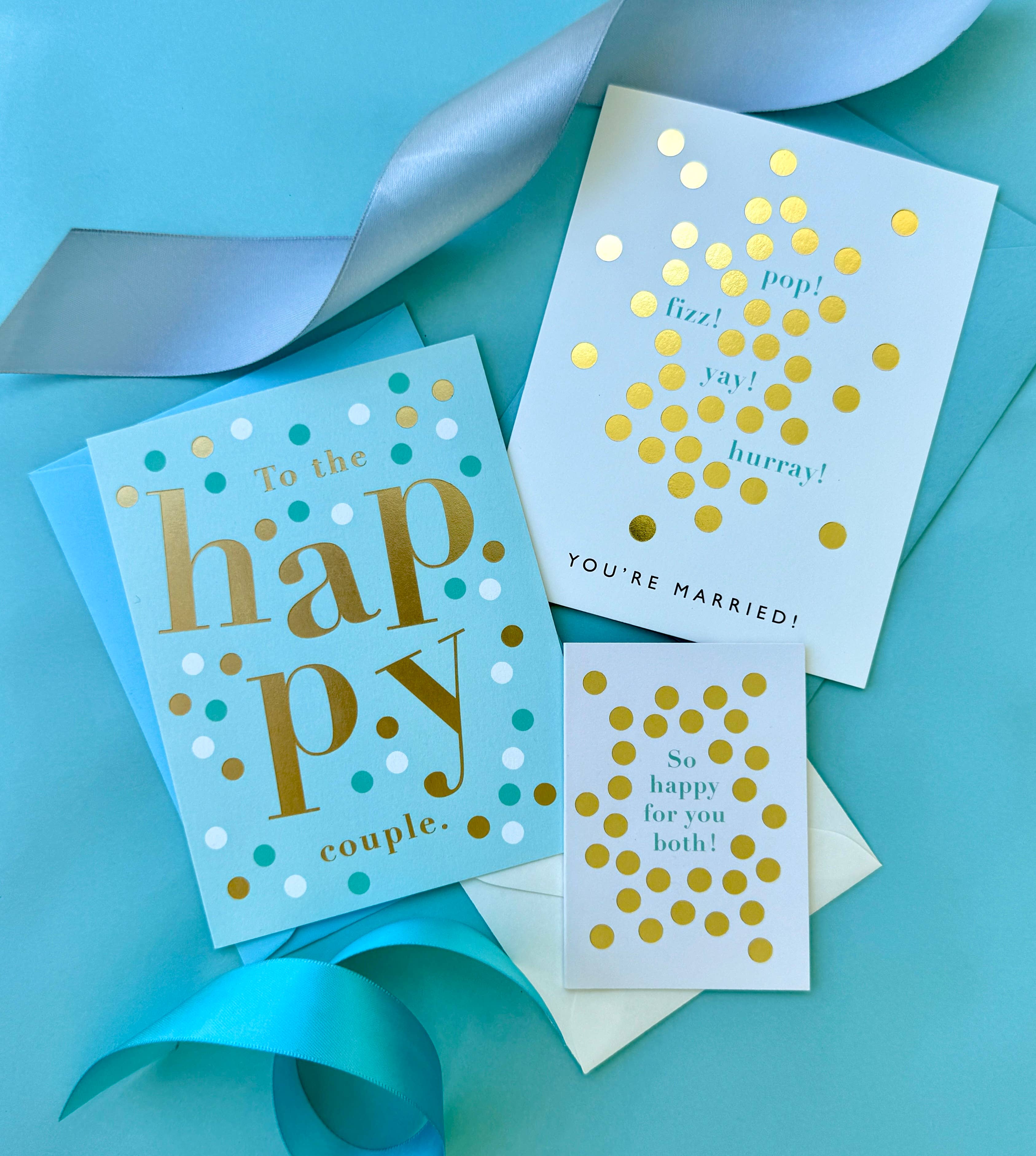 J.Falkner Cards - Wholesale Wedding Card - Pop Fizz Wedding2