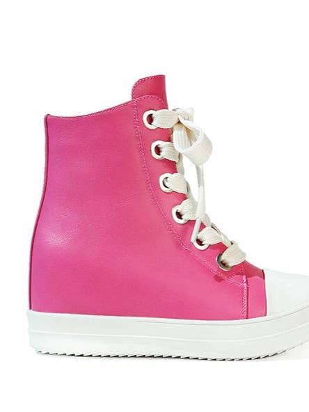 WOMENS JIMMY PINK THICK LACE SNEAKERS for wholesale by DIVERGENT FOOTWEAR