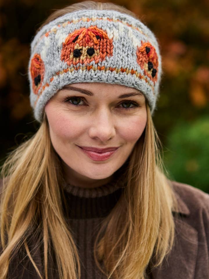 MERINO HIGHLAND COW HEADBAND for wholesale by Pachamama Ltd